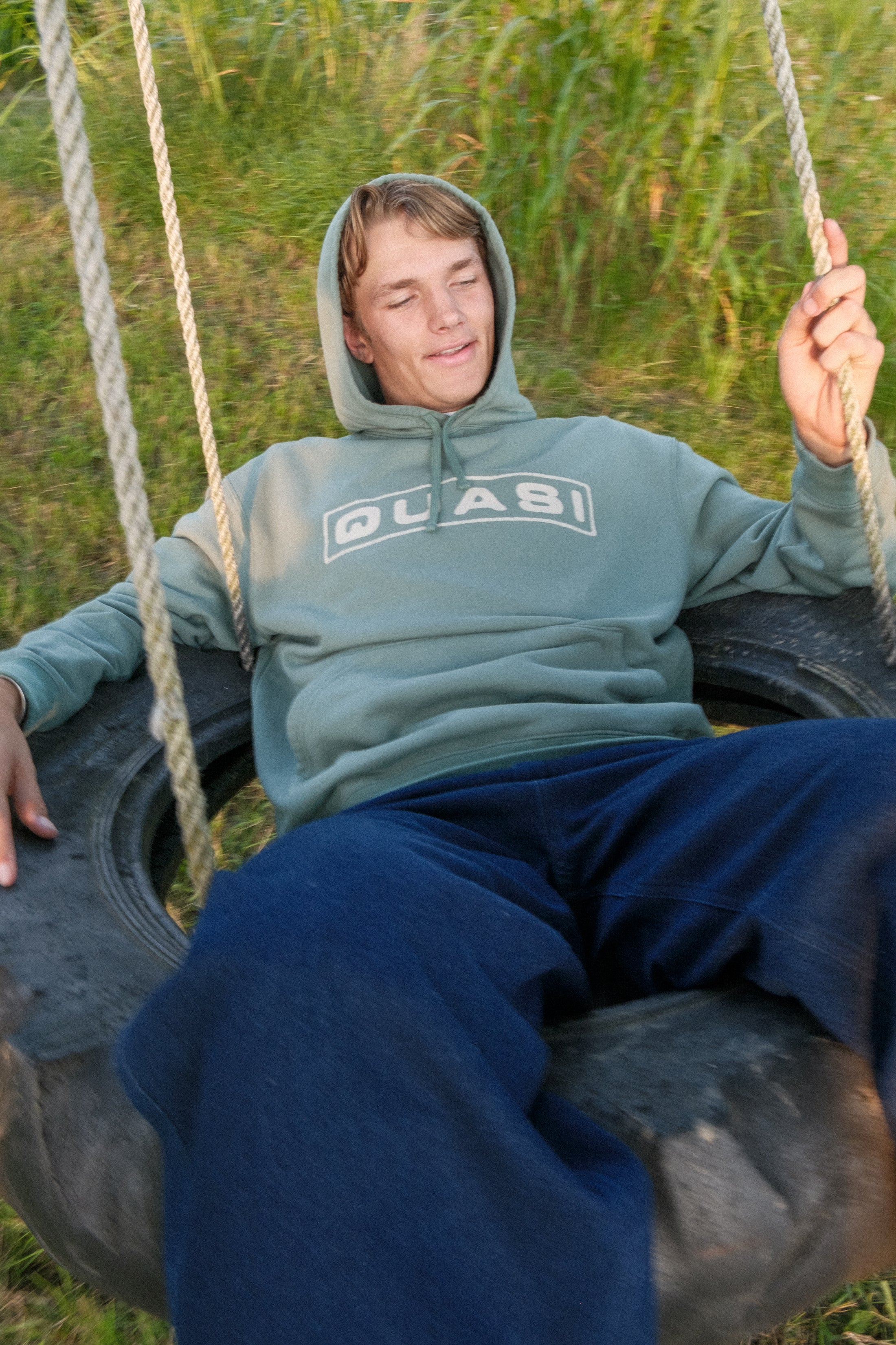 Euro Haze Hoodie [Sage] - Image 3
