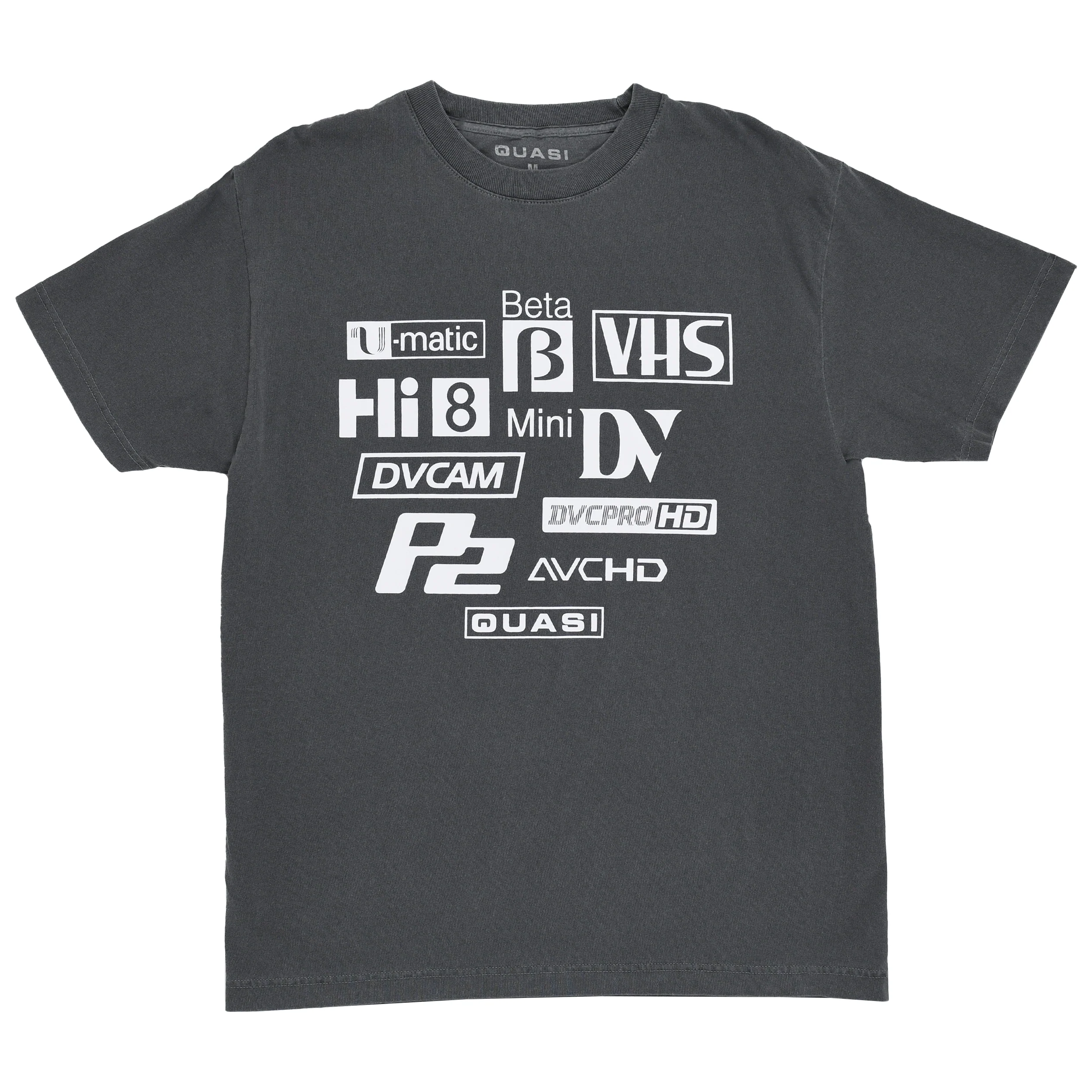 Formats Tee [Faded Black]