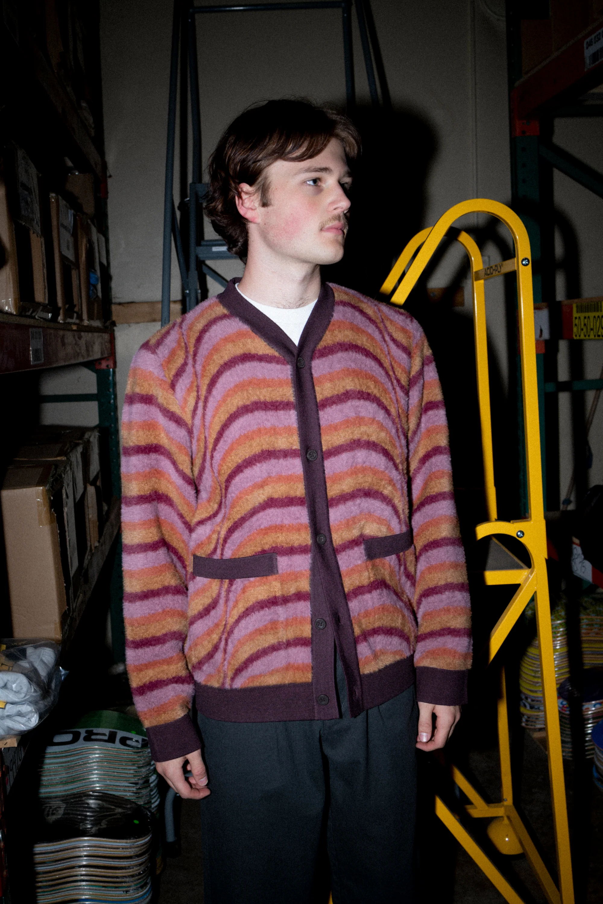 Fuzz Cardigan [Rose Gold] - Image 2