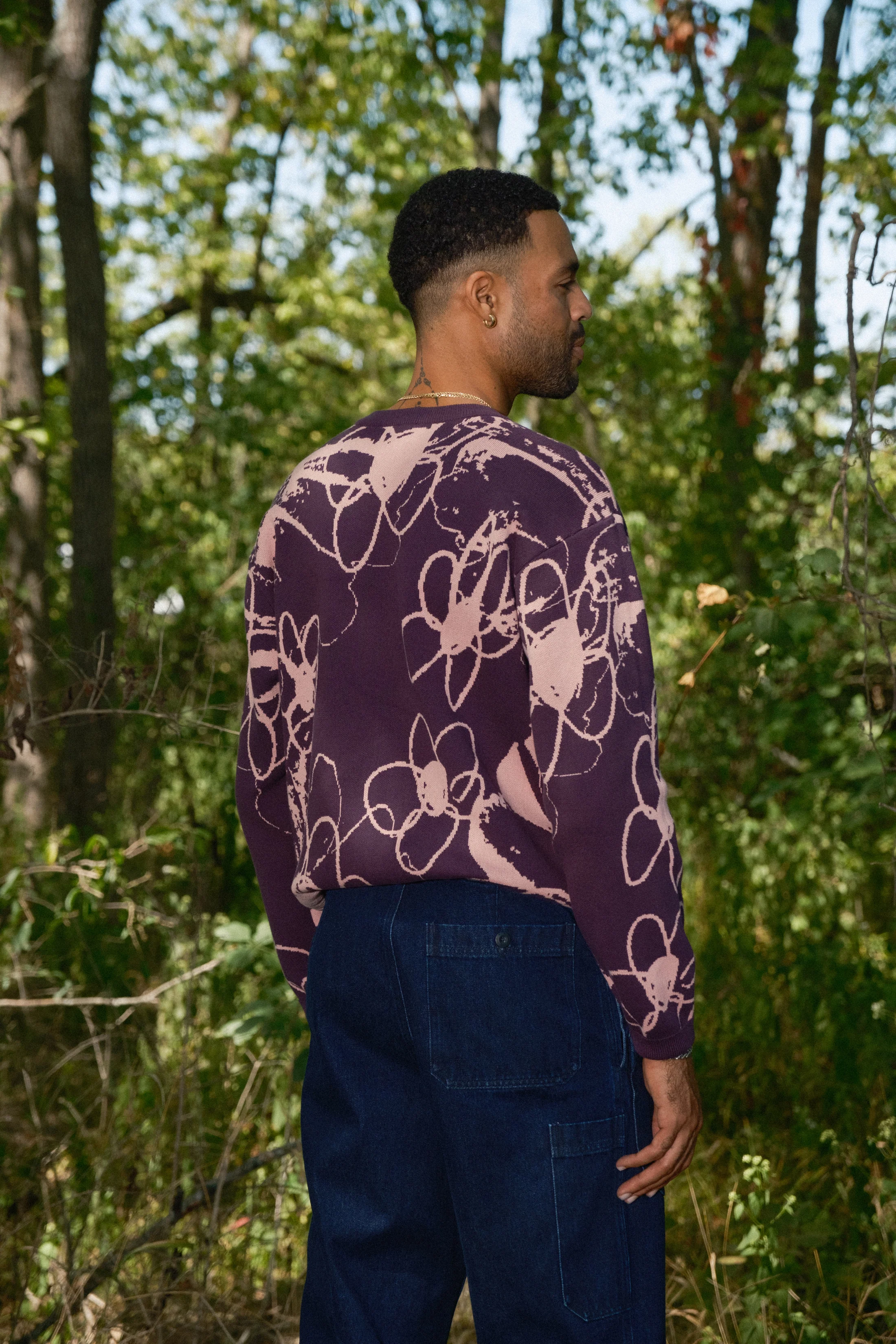 Hymn Sweater [Eggplant] - Image 3