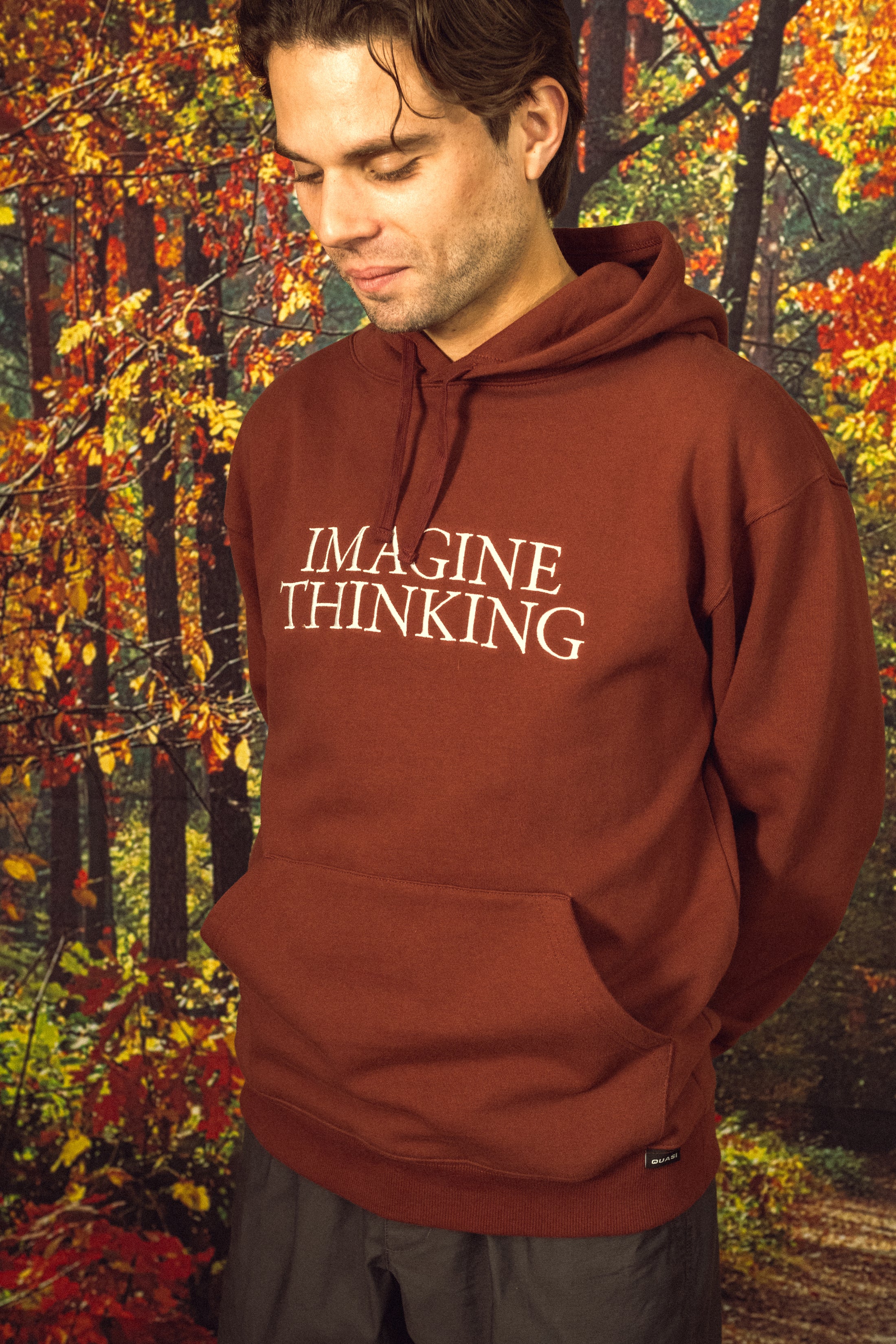 Imagine Hoodie [Maroon] - Image 2