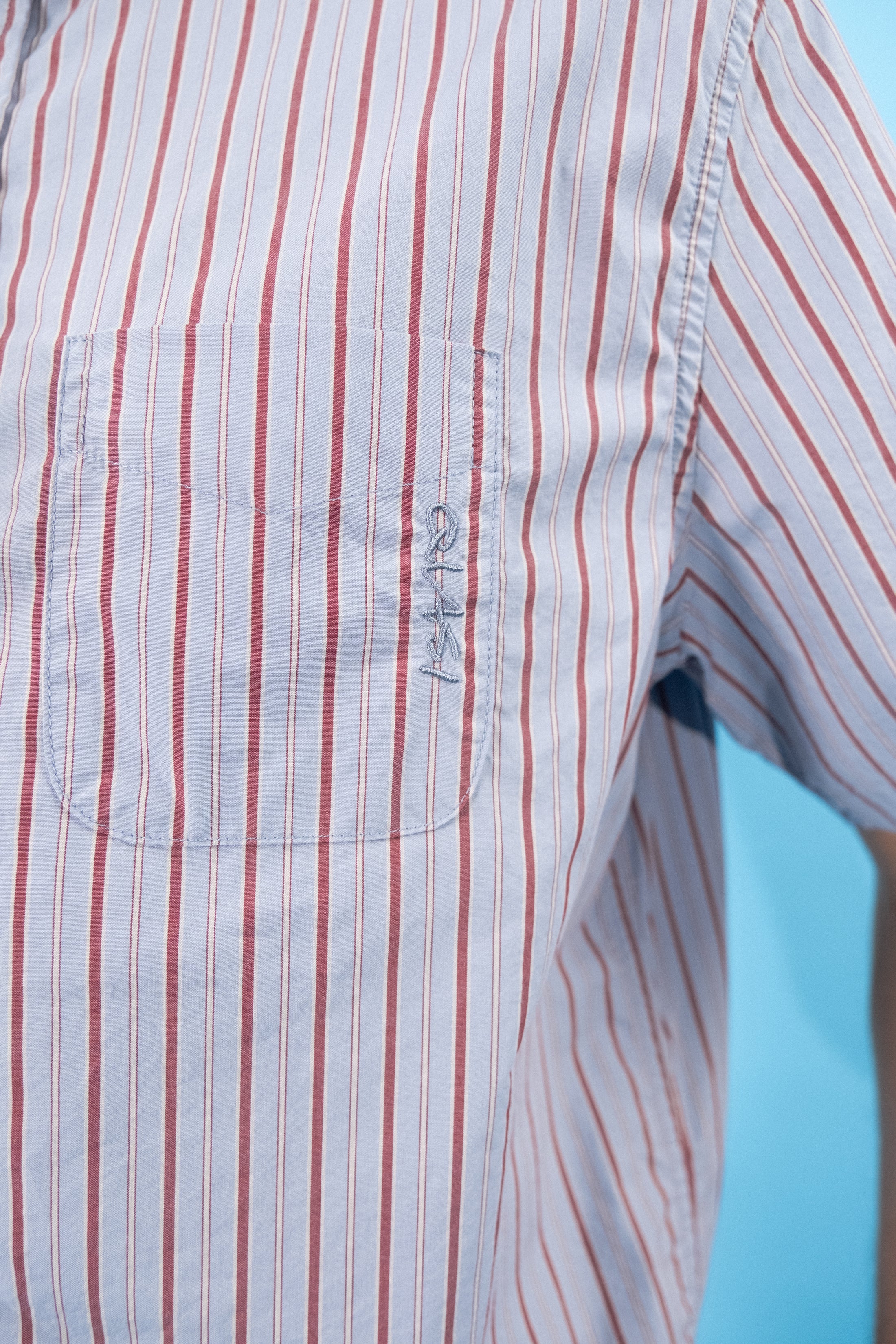 Kalvin Short Sleeve Button Up Shirt [Blue] - Image 3