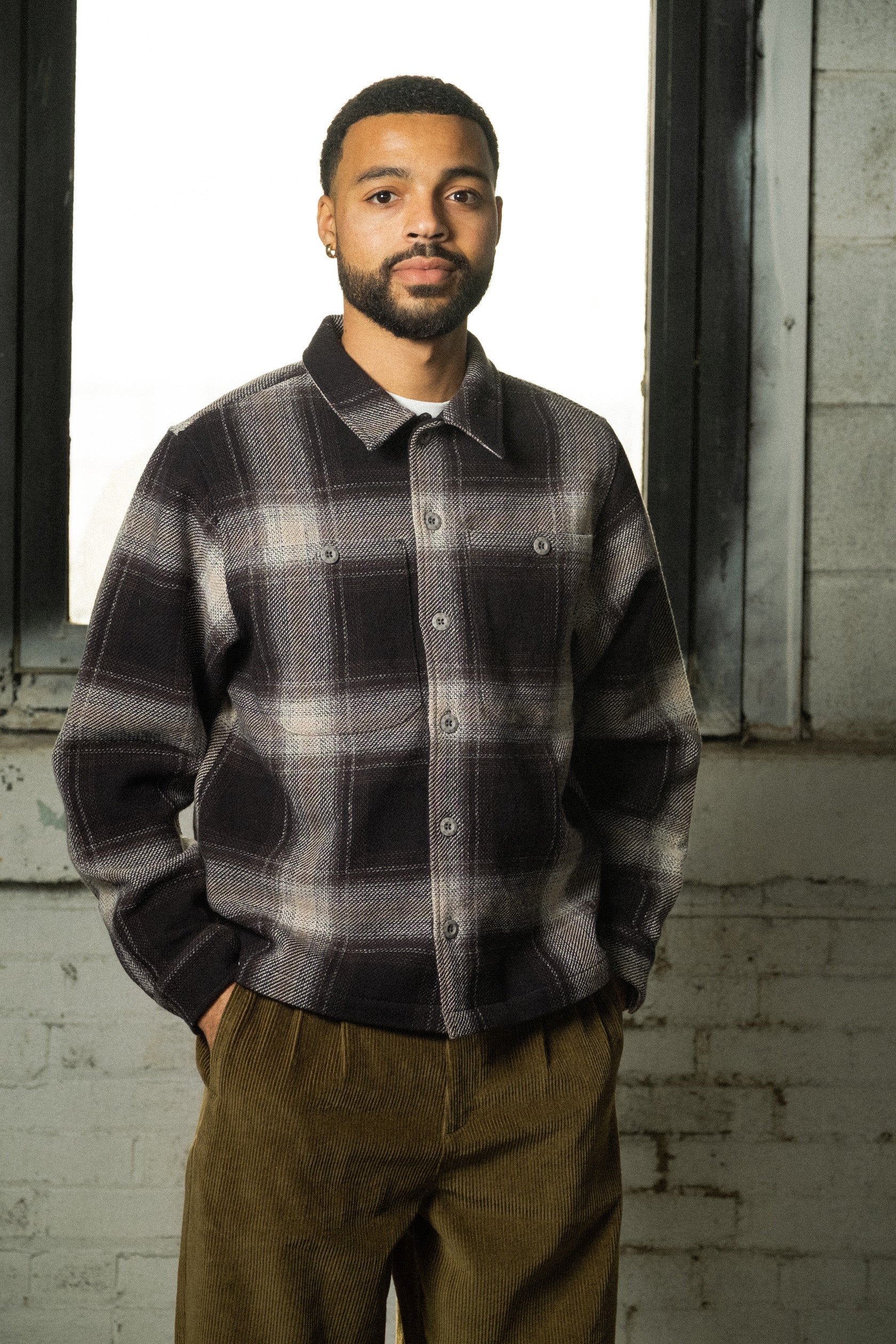 Maar Long Sleeve Button Up Shirt [Gravel] - Image 2
