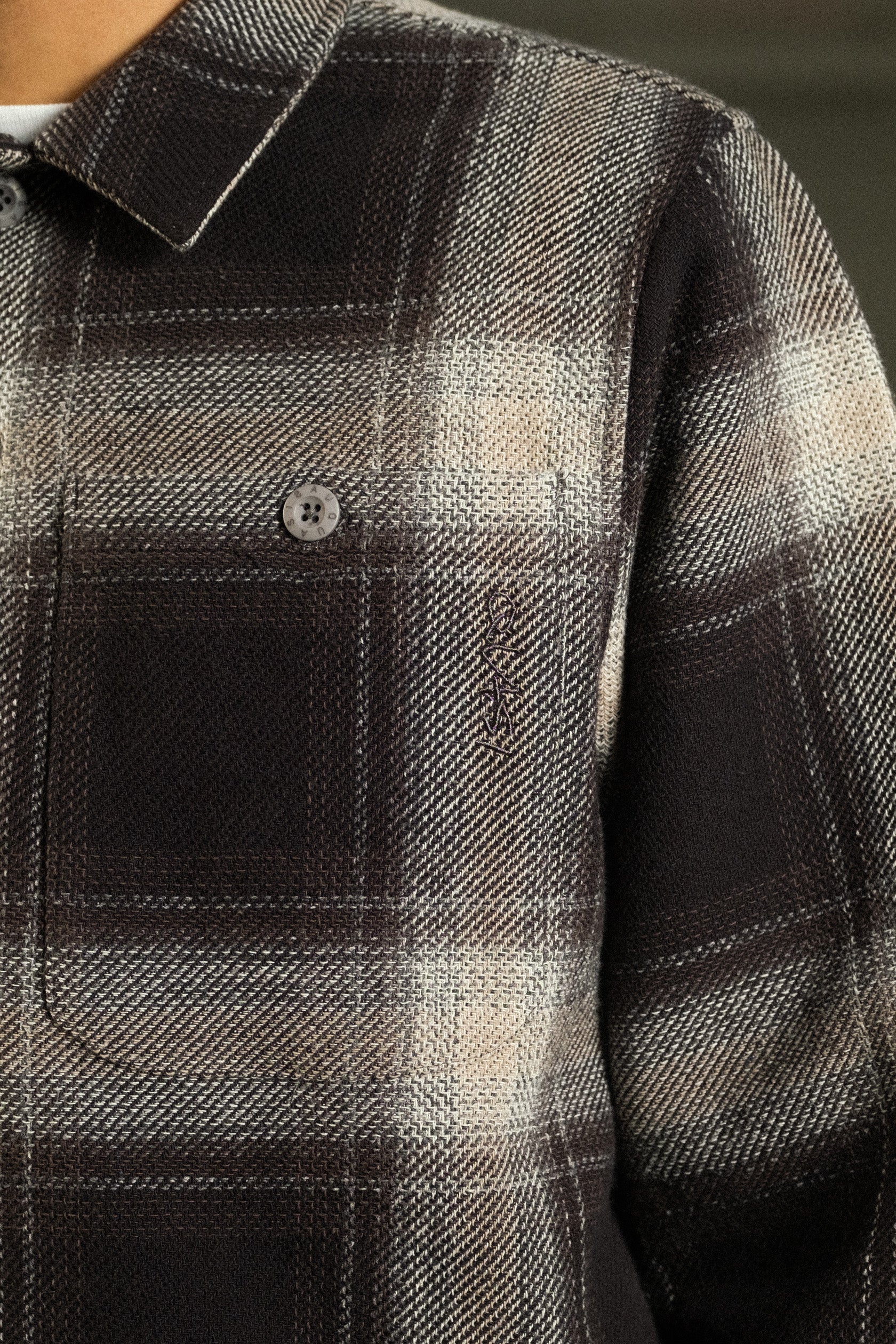 Maar Long Sleeve Button Up Shirt [Gravel] - Image 3