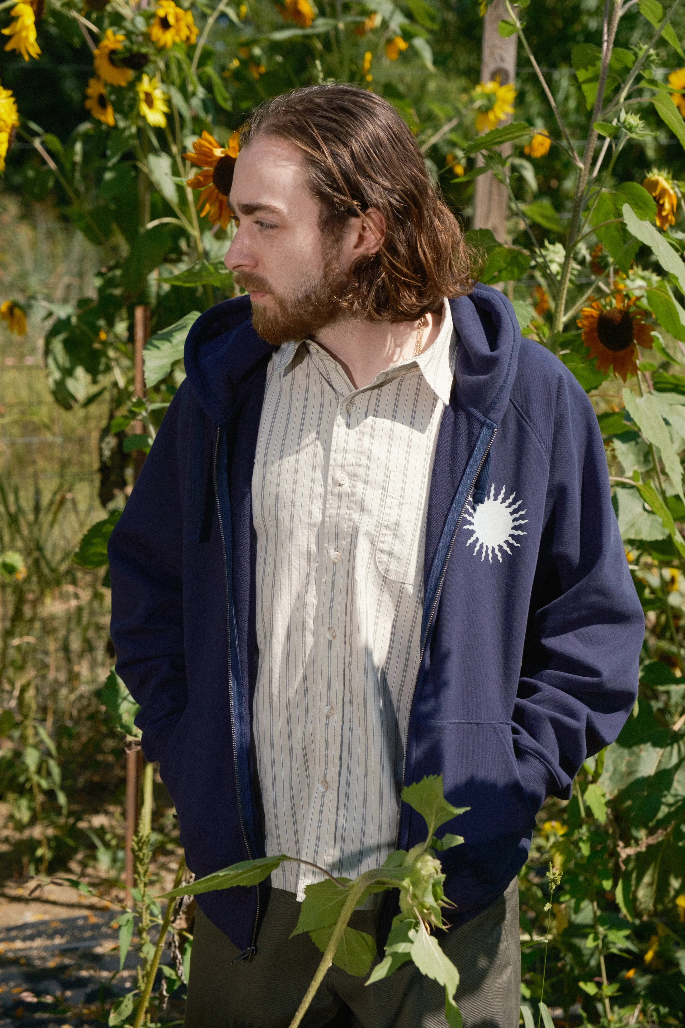 Sunn Full Zip Hoodie [Navy] - Image 3