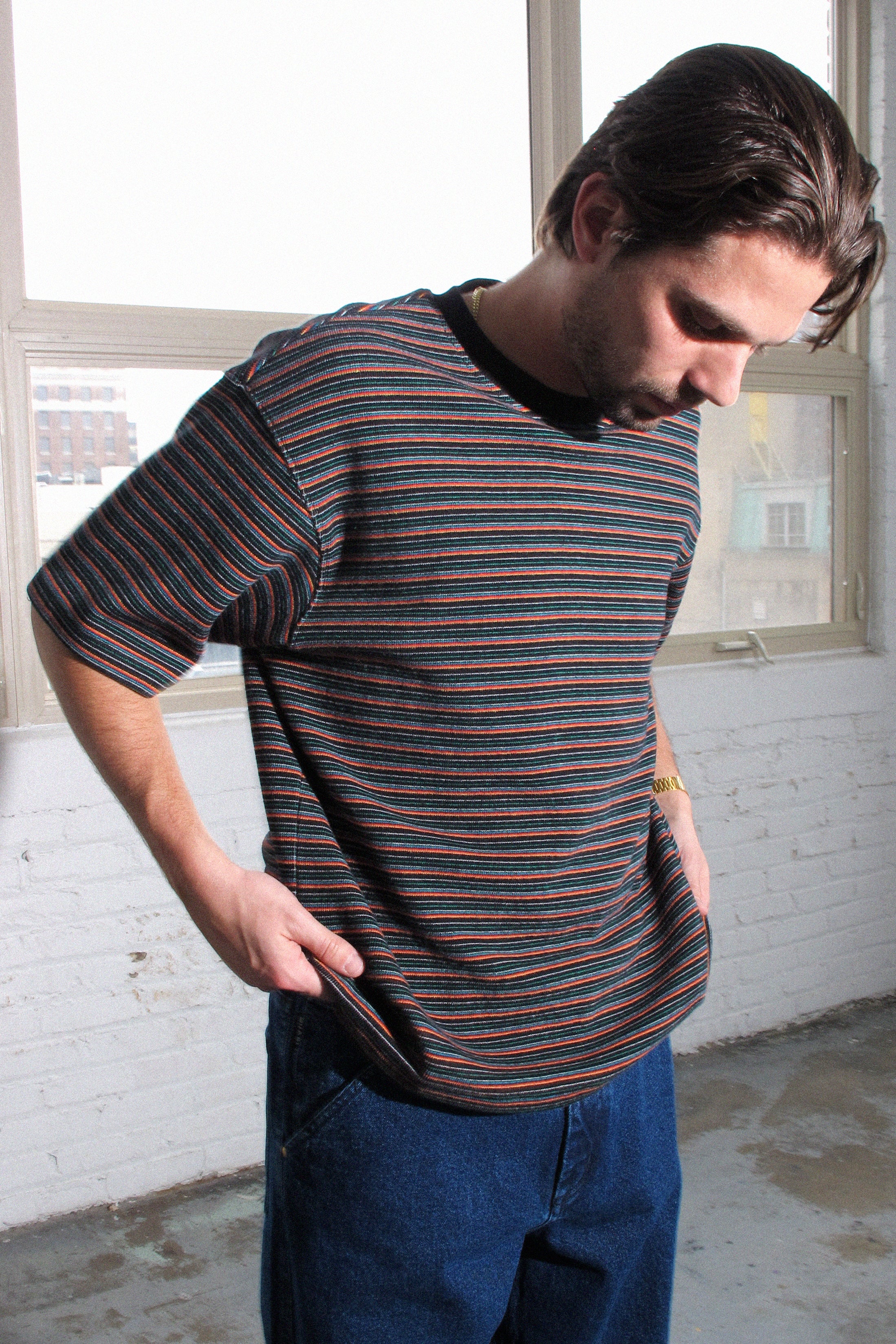 Sync Striped Tee [Black] - Image 3