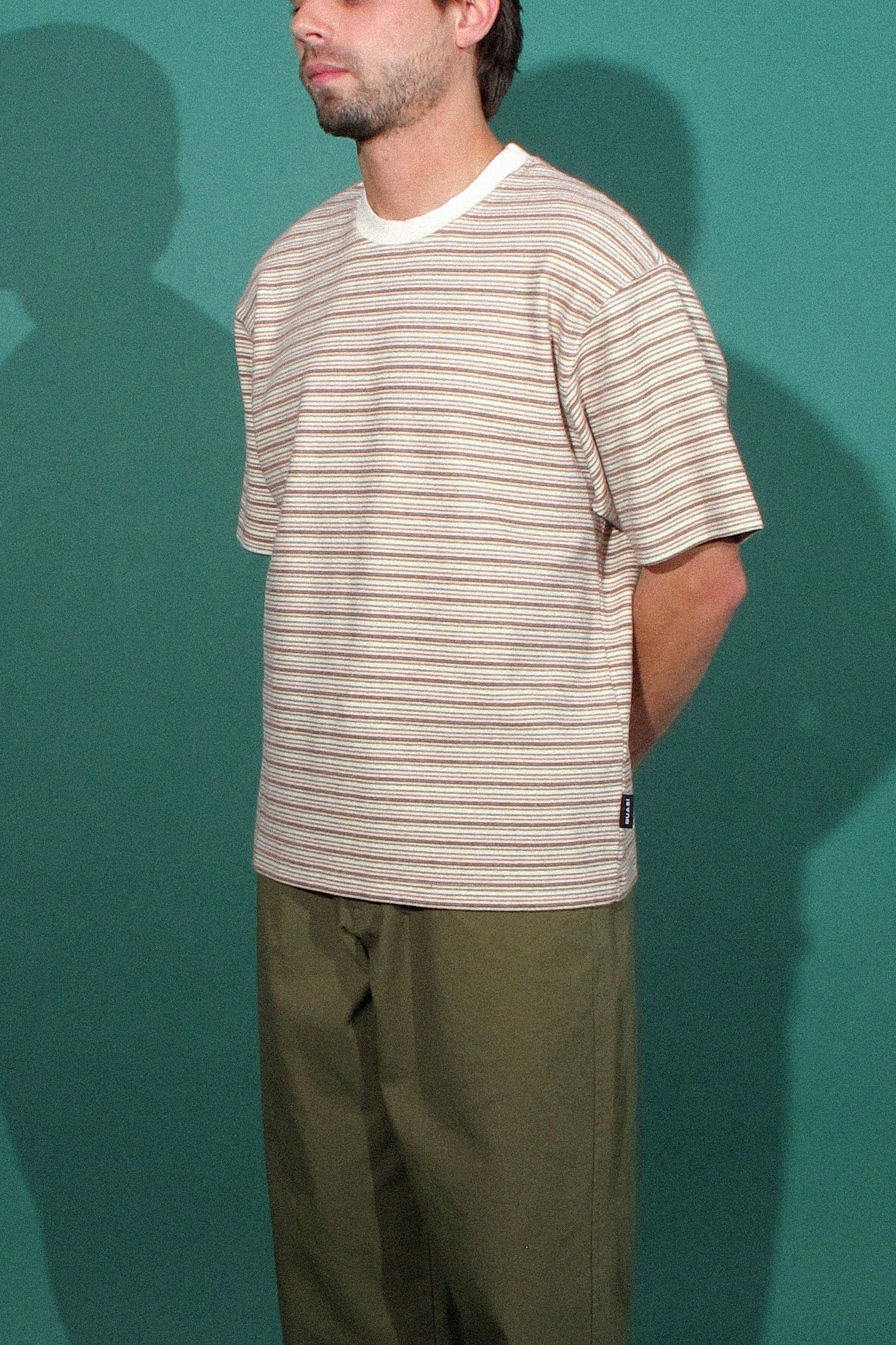 Sync Striped Tee [Cream] - Image 2