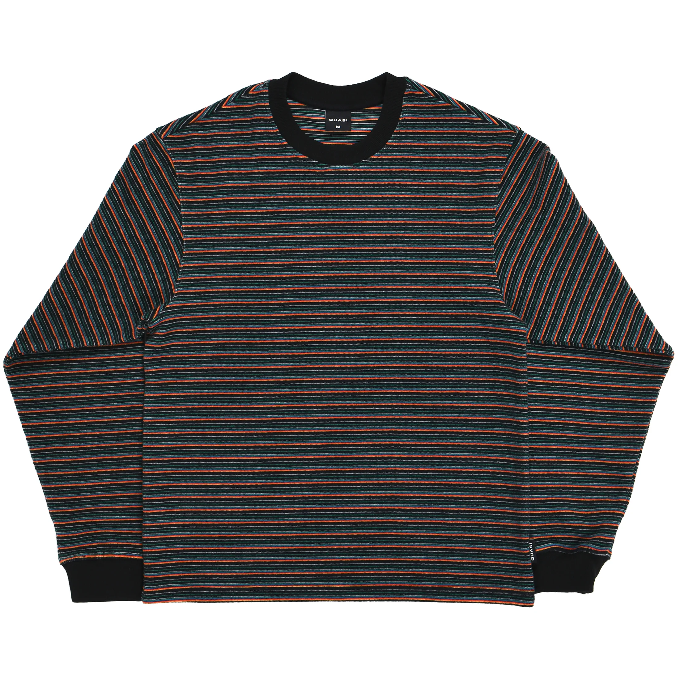 Verve Long Sleeve Striped Tee [Black]